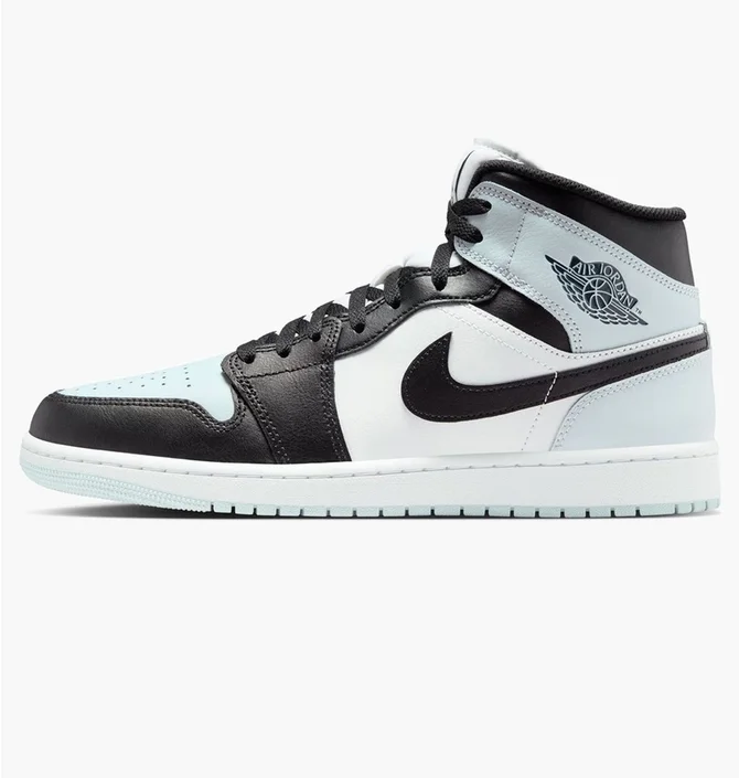 Кроссовки мужские Air jordan 1 Mid MenS Shoes Black/White DQ8426-002