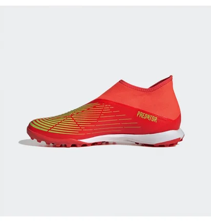 Сороконіжки унісекс Adidas Predator Edge.3 Laceless Turf Soccer Shoes Red Gv8533