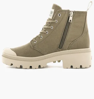 Ботинки женские Palladium Pallabase Twill Grey 96907-204-M