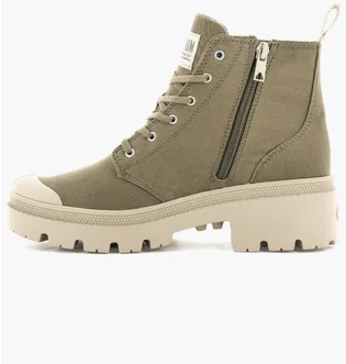 Ботинки женские Palladium Pallabase Twill Grey 96907-204-M