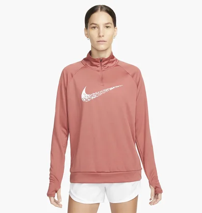 Олимпийка женская Nike Dri-Fit Swoosh Run Beige DM7769-691
