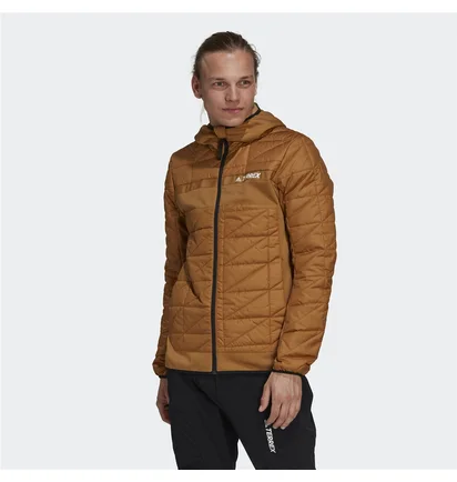 Куртка мужская Adidas Terrex Multi Primegreen Hybrid Insulated Jacket Brown GP2633