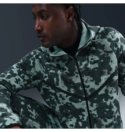 Толстовка мужская Nike Tech Fleece Turquoise/Black HV0955-017