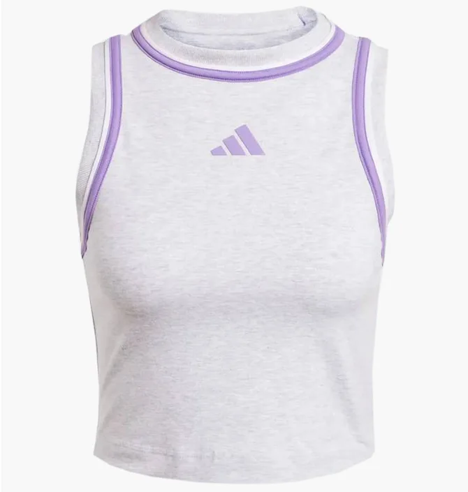Майка женская Adidas Essentials Color-Pop White/Violet JN6988
