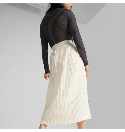Юбка женская Puma Yona Sunp Plissee Skirt Beige 537978-65