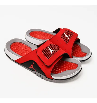 Тапочки чоловічі Air Jordan Hydro 4 Retro Red 532225-600