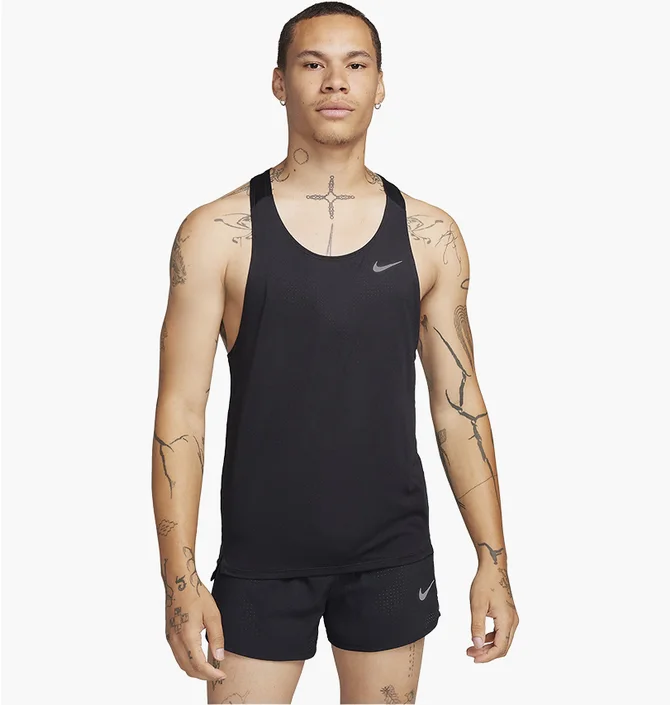 Майка мужская Nike Fast Dri-Fit Running Singlet Black FN4229-010