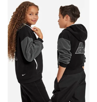 Худи детское Nike Acg Icon Fleece Polartec Wolf Tree Black DQ8730-010