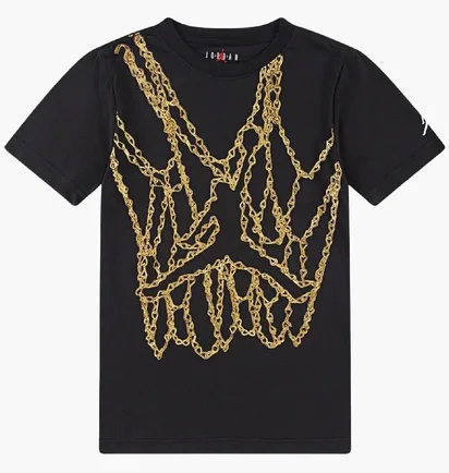 Футболка детская Air Jordan Jdb Mj Brand Jm Chain Black 95D627-023