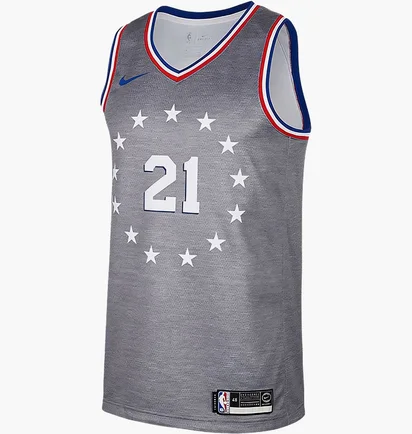 Майка мужская Nike Nba Philadelphia Grey AJ4636-064
