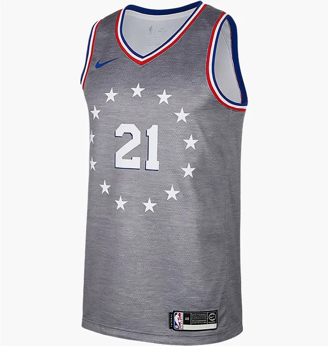 Майка мужская Nike Nba Philadelphia Grey AJ4636-064