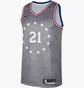 Майка мужская Nike Nba Philadelphia Grey AJ4636-064
