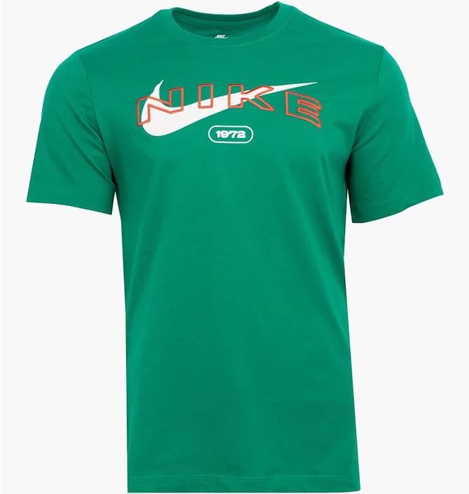 Футболка чоловіча Nike Club Seasonal Hbr Tee Green FV5711-365