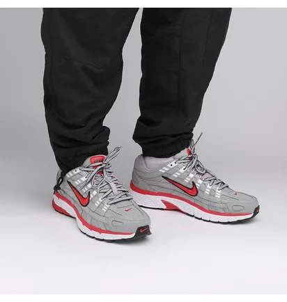 Кроссовки мужские Nike P-6000 Flat Silver/Red Cd6404-001