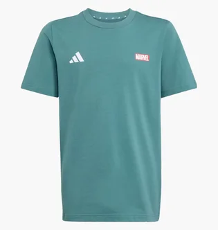 Футболка детская Adidas Marvel Spider-Man Turquoise JL9184