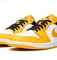 Кросівки чоловічі Air Jordan 1 Low White/Yellow 553558-701