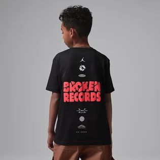 Футболка детская Air Jordan Broken Records Black 95F628-023
