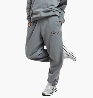 Штани жіночі Nike Ns Phnx Flc Hr Os Pant Prnt Grey FN7716-084