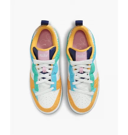 Кросівки жіночі Nike Dunk Low Disrupt X Serena Williams Design Crew Shoes White/Light Blue DX4220-100