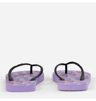 Тапочки женские Fila Troy Logo Slipper Black/Violet FFW0051