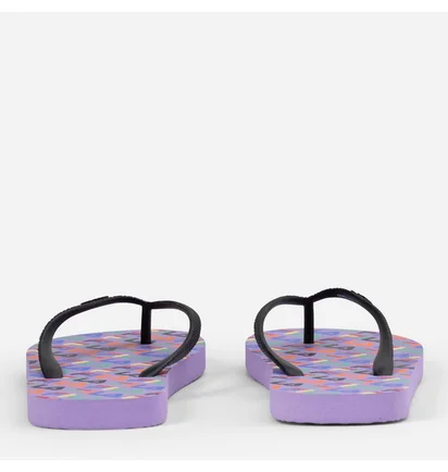 Тапочки женские Fila Troy Logo Slipper Black/Violet FFW0051