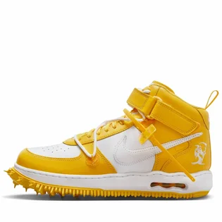 Кроссовки мужские Nike X Off-White™ Air Force 1 Mid Sp Lthr Yellow/White DR0500-101