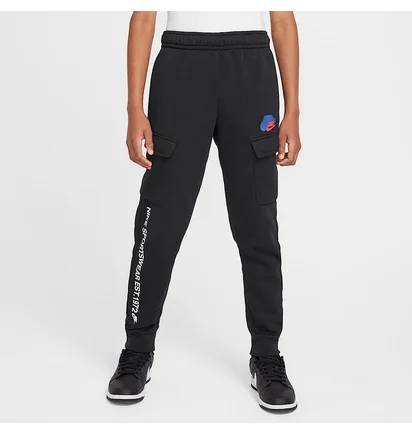 Спортивный костюм детский Nike Sportswear Fleece Standard Issue Black HM4339-010__HM4337-010