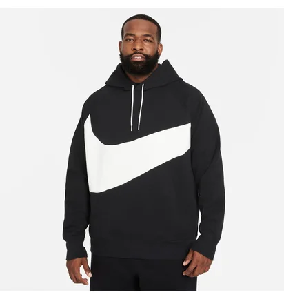 Худі чоловіче Nike M Nsw Swoosh Tch Flc Po Hd Black DD8222-010