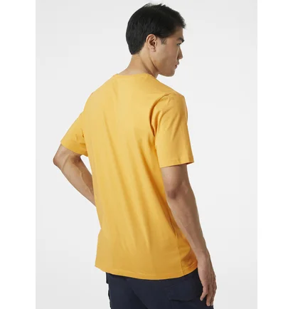 Футболка мужская Helly Hansen Logo T-Shirt Yellow 33979-364