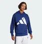 Худи мужское Adidas Essentials Big Logo French Terry Blue JE8890