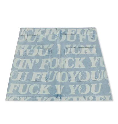 Юбка женская RipNDip Fuckin Fuck Blue RNDFAL24W06
