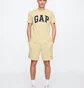 Футболка мужская Gap Everyday Soft Logo T-Shirt Beige 855769181