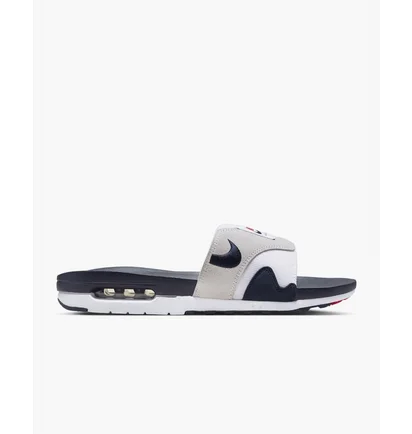 Тапочки чоловічі Nike Air Max 1 MenS Slides Grey DH0295-104
