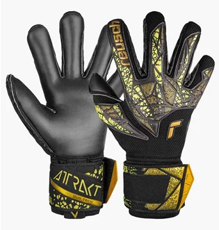 Перчатки вратарские детские Reusch Attrakt Silver Nc Finger Support Black 54-70-250-7740