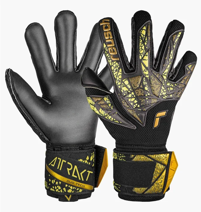 Рукавиці воротарські дитячі Reusch Attrakt Silver Nc Finger Support Black 54-70-250-7740