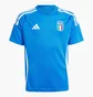 Футболка детская Adidas Italy 24 Home Fan Performance Blue IQ0498