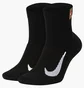 Шкарпетки унісекс Nike Court Multiplier Max Black (2 пари) Cu1309-010