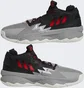 Кросівки унісекс Adidas Dame 8 Basketball Shoes Black/Grey Hr1558