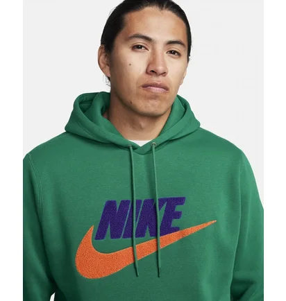 Худи мужское Nike Club Fleece Pullover Hoodie Green FN3104-365