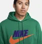 Худи мужское Nike Club Fleece Pullover Hoodie Green FN3104-365