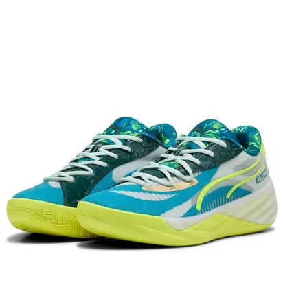 Кроссовки мужские Puma All-Pro Nitro Hoops Dreamz Turquoise/White 311355-01