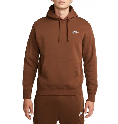 Худі чоловіче Nike Nsw Club Hoodie Po Bb Brown Bv2654-259