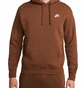 Худі чоловіче Nike Nsw Club Hoodie Po Bb Brown Bv2654-259