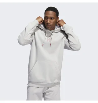 Худи мужское Adidas Mahomes Hoodie White Ht5341