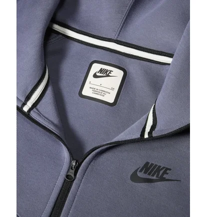 Толстовка женская Nike Sportswear Tech Fleece Windrunner Full-Zip Hoodie Blue FB8338-003