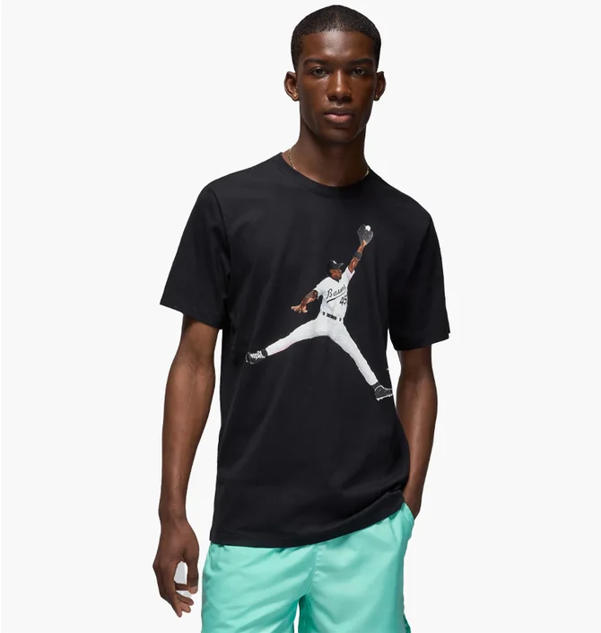 Футболка чоловіча Air Jordan Flight Mvp Baseball Black FN5990-010