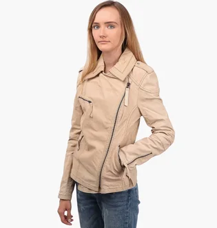 Куртка женская Wrangler Buffalo Leather Beige WRAN-4003ZB29