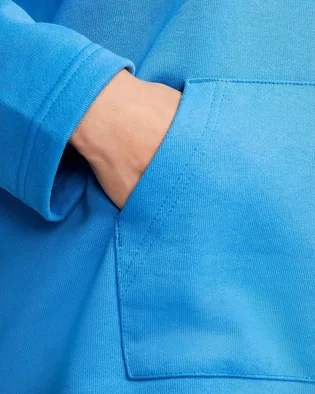Худи унисекс Nike Sportswear Oversized Fleece Funnel-Neck Light Blue DZ5347-435