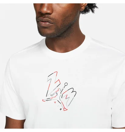 Футболка чоловіча Nike M J Brand Jumpman 23 Air Ss White DC4828-100