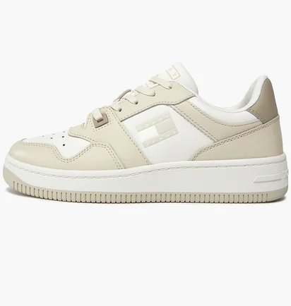 Кросівки жіночі Tommy Hilfiger Tjw Retro Basket Tonal Logo White/Beige EN0EN02483-ACG